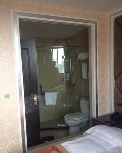 嘉云台酒店玻璃磨砂膜贴膜成功